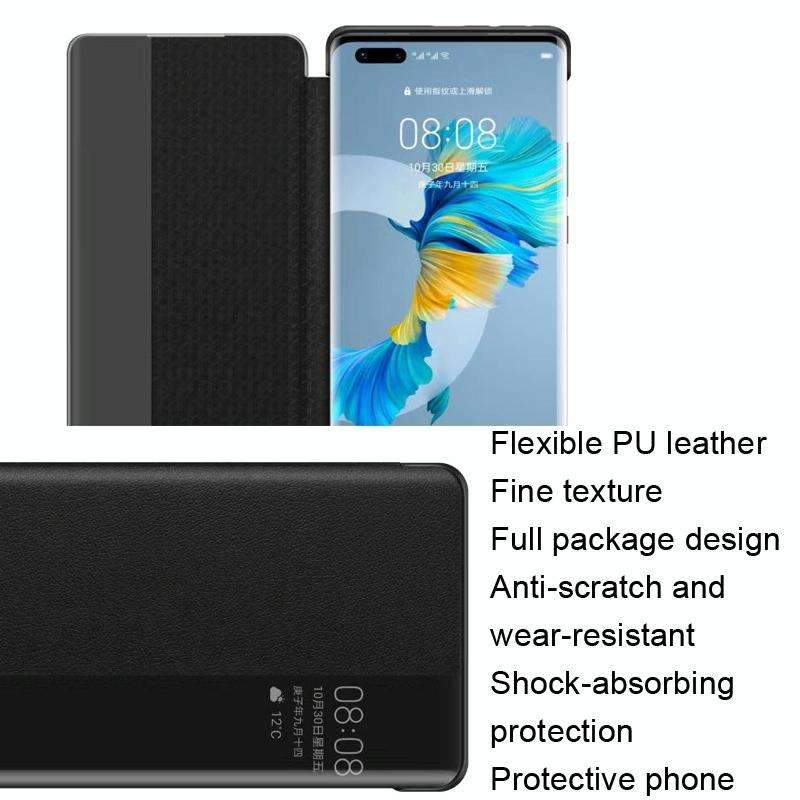 For HUAWEI Mate 40 Pro Original HUAWEI Smart Window Phone Case ( For Glass Back Cover Version )(G...