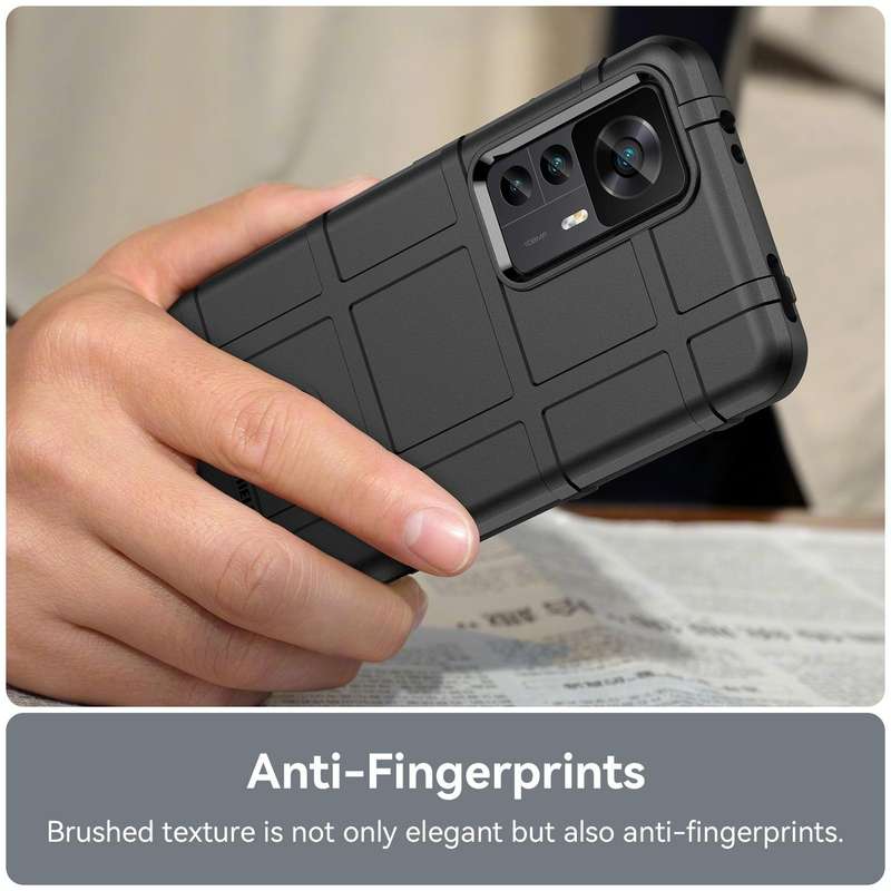 For Xiaomi 12T / Xiaomi 12T Pro / Redmi K50 Ultra Full Coverage Shockproof TPU Phone Case(Black)