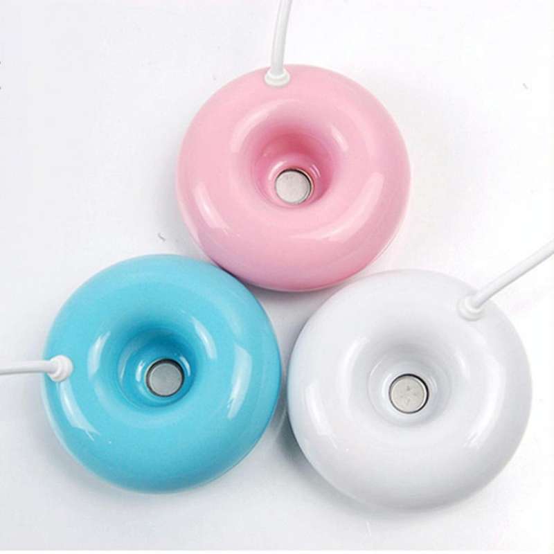 Donut Shape Mini USB Air Humidifier Aroma Diffuser Purifier(White)