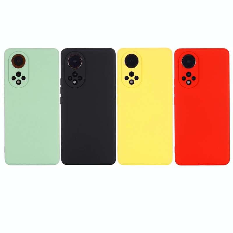 For Huawei Nova 9 Solid Color Liquid Silicone Dropproof Full Coverage Protective Case(Red)