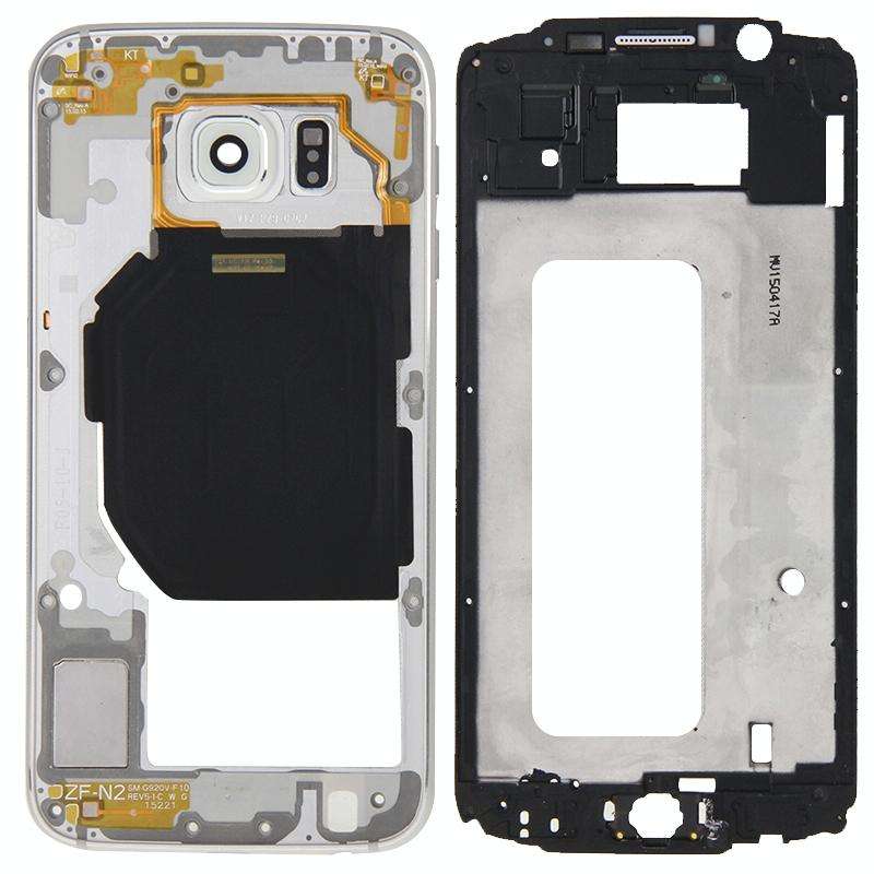 For Galaxy S6 / G920F Full Housing Cover (Front Housing LCD Frame Bezel Plate + Back Plate Housin...
