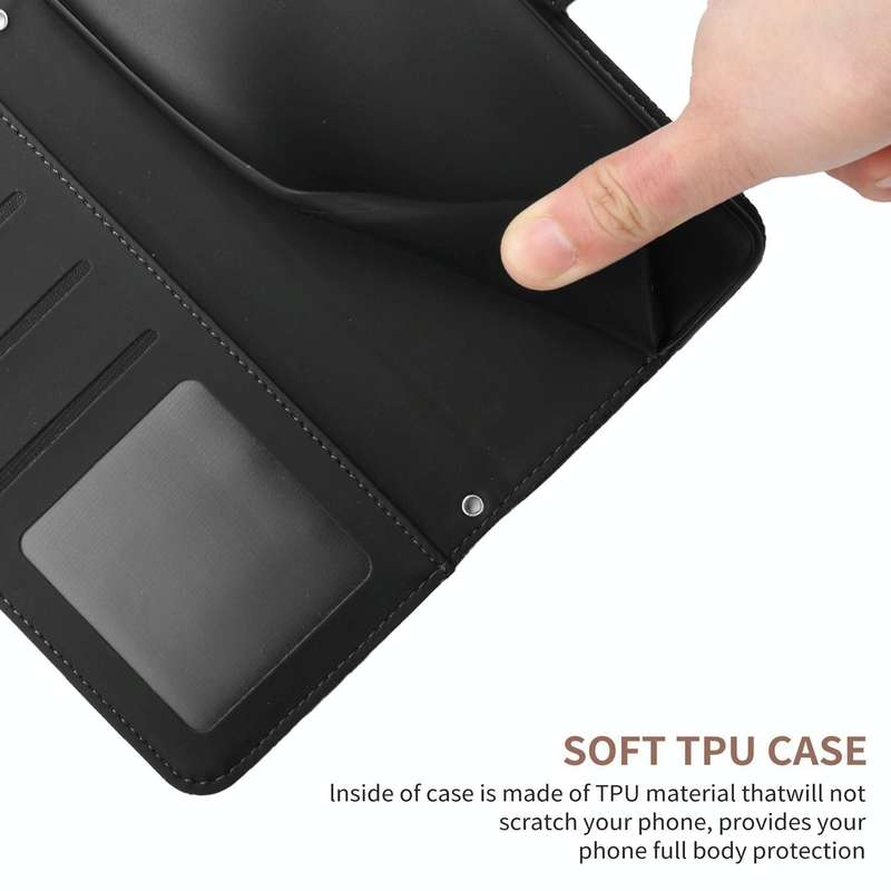 For Sharp Aquos R7 Skin Feel Butterfly Peony Embossed Leather Phone Case(Black)
