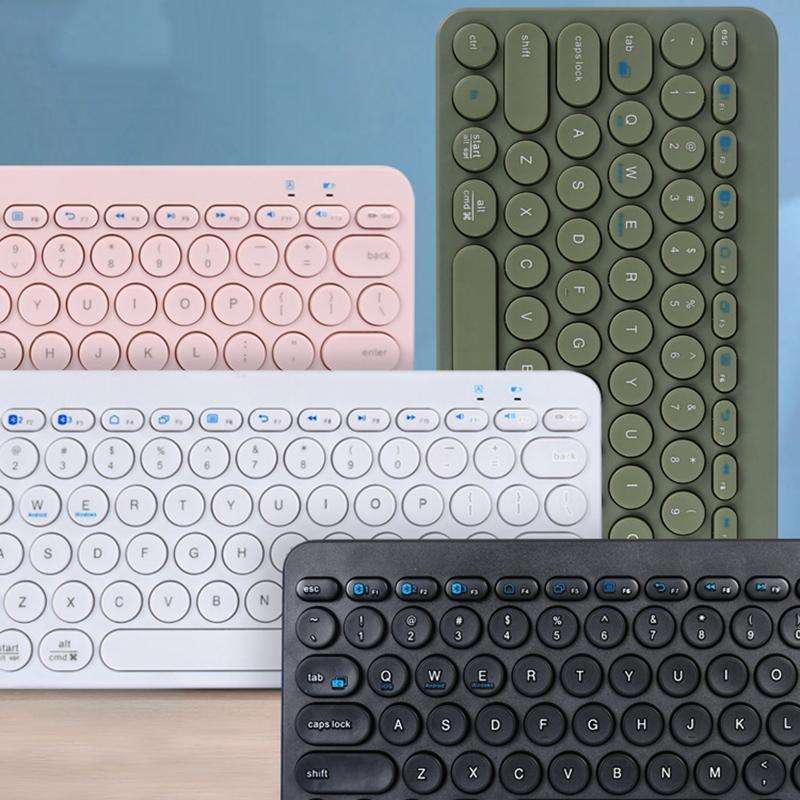 K380 Portable Universal Multi-device Wireless Bluetooth Keyboard (White)