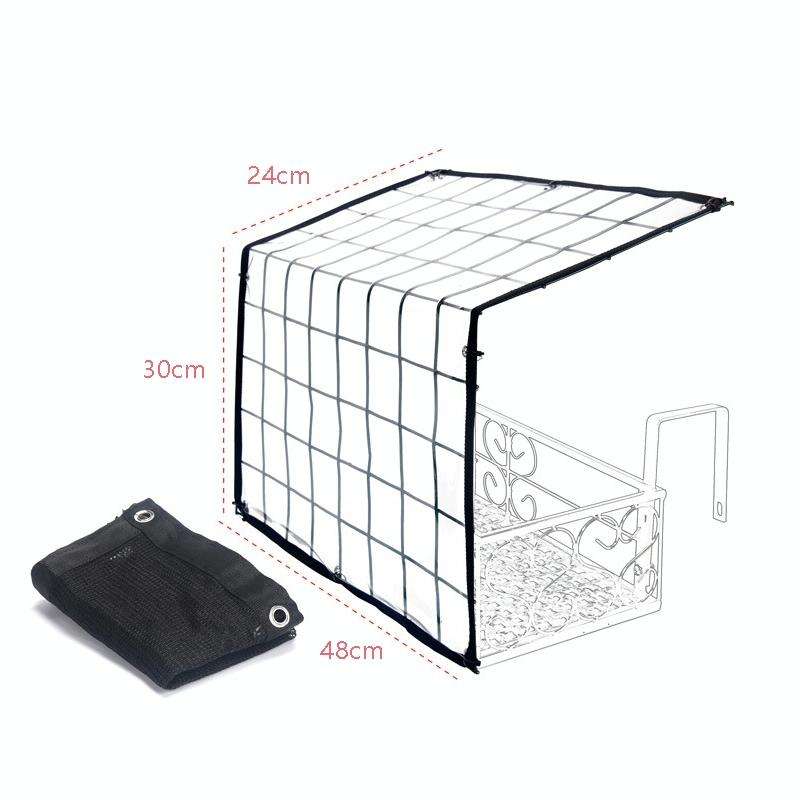 Flower Frame Sunshade Net Balcony Flower Sunscreen Rain Frame Cover Canopy, Specification: 48x24x...