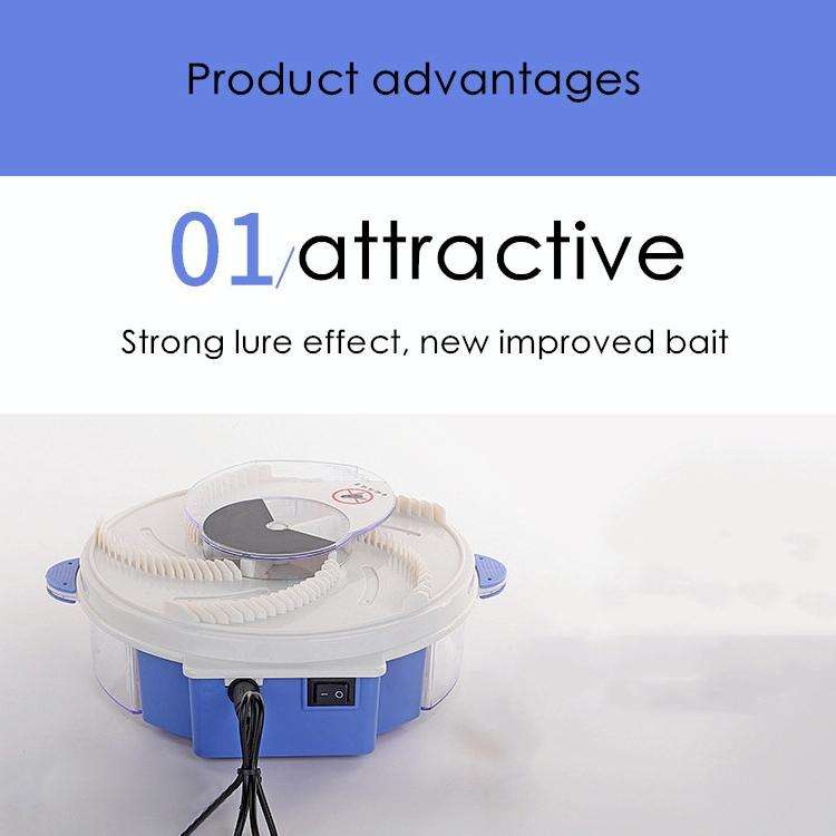Electric Rotary Fly Catcher Flytrap Mosquito Killer Repellent, US Plug