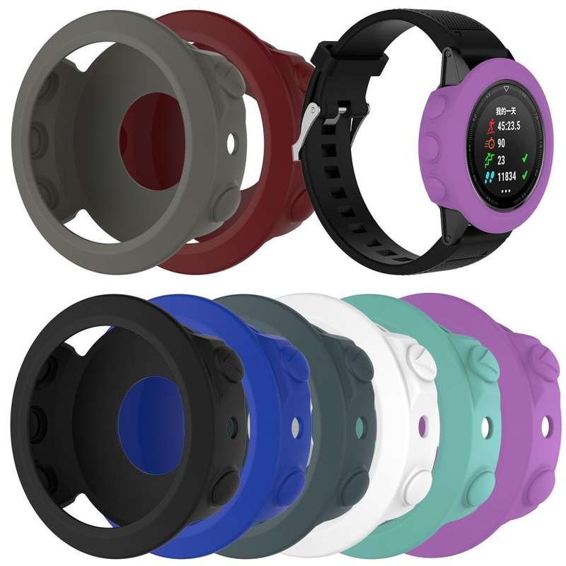 Smart Watch Silicone Protective Case, Host not Included for Garmin Fenix 5(White)
