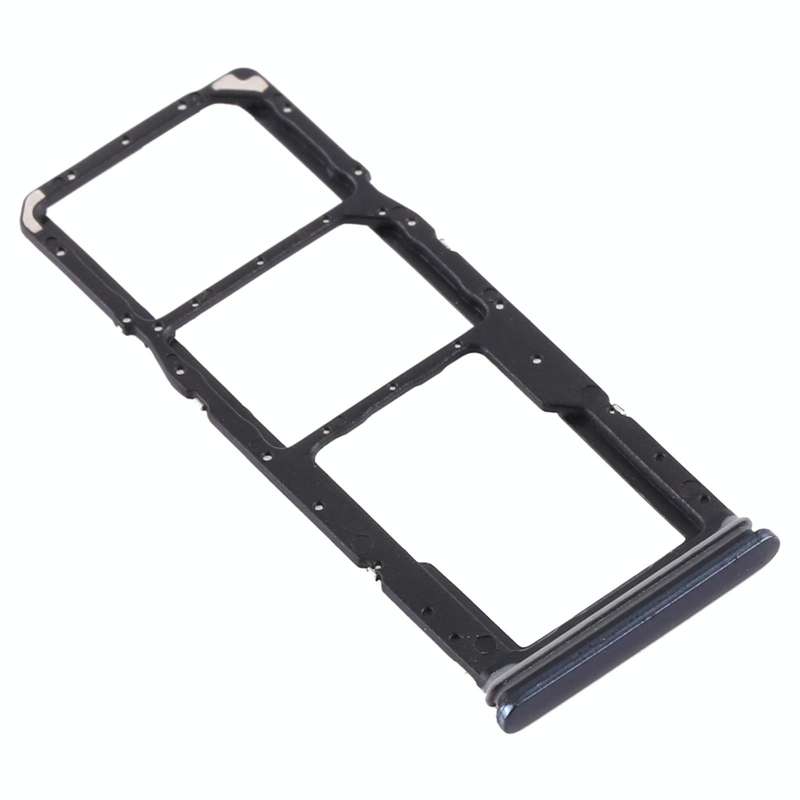 For Samsung Galaxy A9 (2018) SM-A920 SIM Card Tray + SIM Card Tray + Micro SD Card Tray (Black)