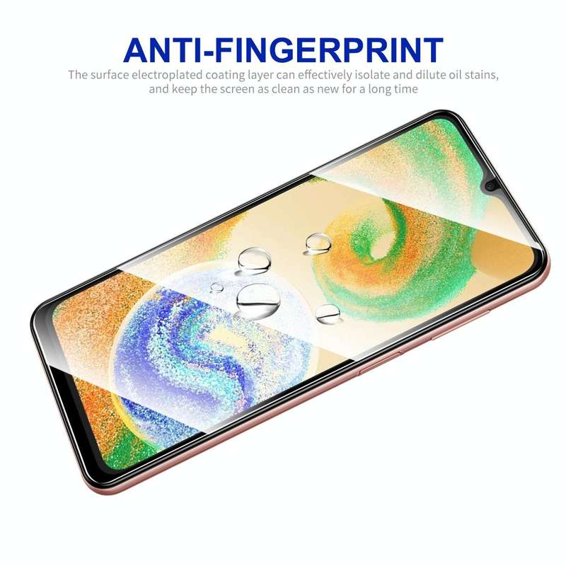 For Samsung Galaxy A04 / A04s 5pcs ENKAY Full Glue 0.26mm 9H 2.5D Tempered Glass Full Film
