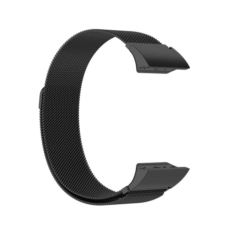 For Garmin Forerunner 35 / 30 Milanese Watch Band(Black)