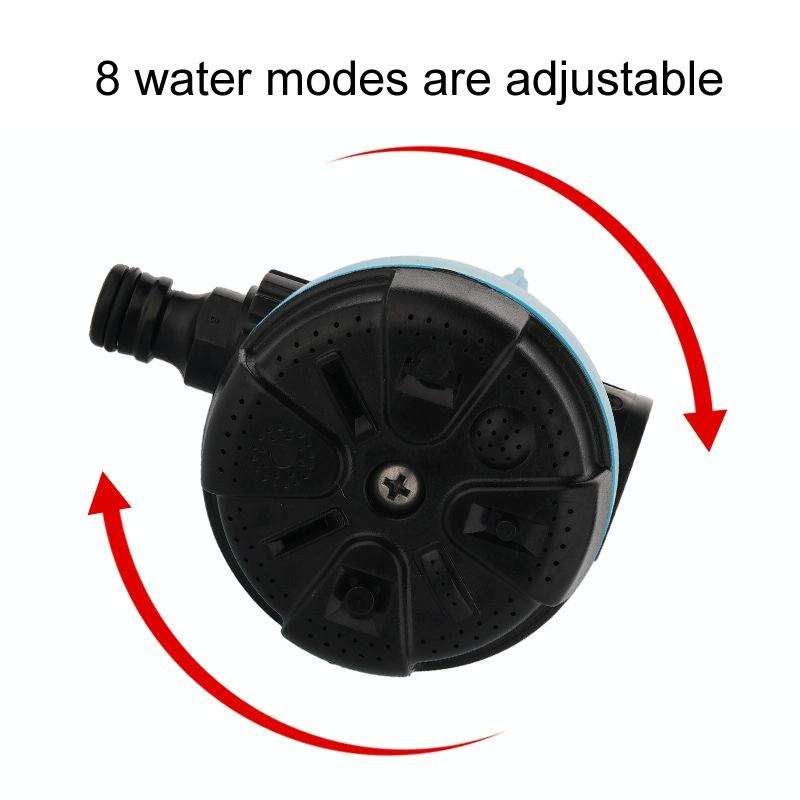 Ground-mounted Rotating Garden Irrigation Sprinkler Head Multi-stage Adjustable Sprinkler(Europea...