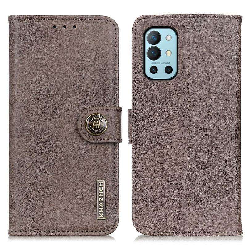 For OnePlus 9R KHAZNEH Cowhide Texture Horizontal Flip Leather Case with Holder & Card Slots & Wa...