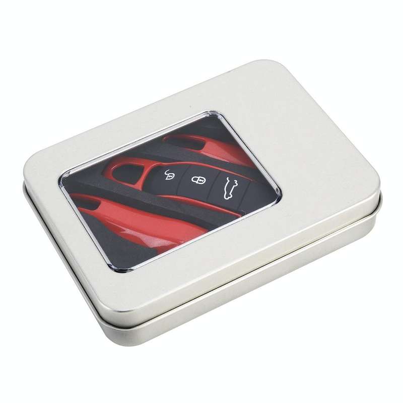 Car Plastic Key Shell Key Case for Porsche (Red)