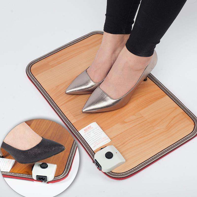 50x30cm Feet Warmer Electric Artifact Plug Heating Mat Office Heating Pad Warm Feet Thermostat