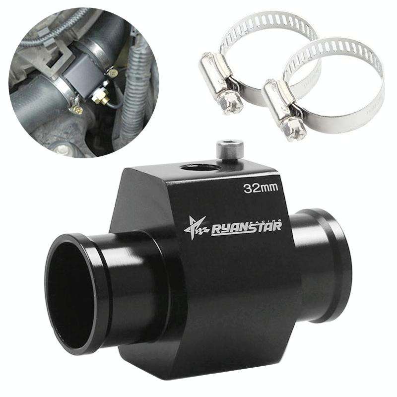 RYANSTAR RACING Car Water Temperature Meter Temperature Gauge Joint Pipe Radiator Sensor Adaptor ...