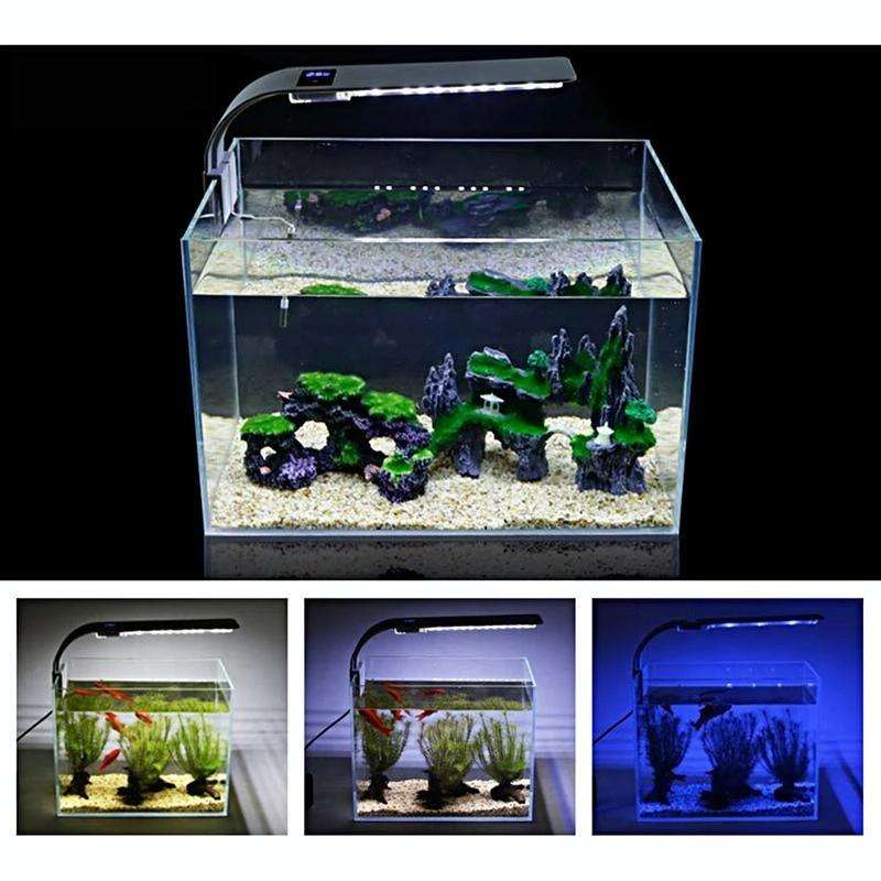 AST X9 Thin LED Fish Tank Clip Light High Power Aquatic Lamp, Specification: US High Version