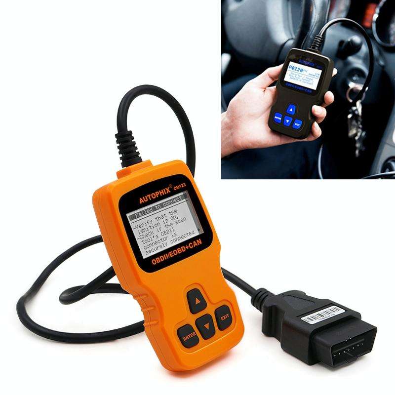 AUTOPHIX OM123 Car Portable OBD2 Scanner Car Diagnostic Tool OBD 2 Automotive Scanner EOBD Code R...