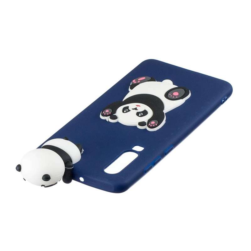 For Galaxy A70 3D Cartoon Pattern Shockproof TPU Protective Case(Panda)