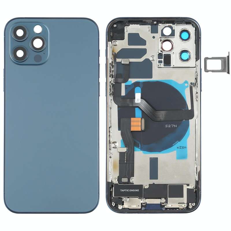Battery Back Cover Assembly (with Side Keys & Speaker Ringer Buzzer & Motor & Camera Lens & Card ...