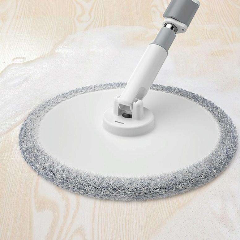 Single Bucket washing And Spinning Rotary Mop, Color:White