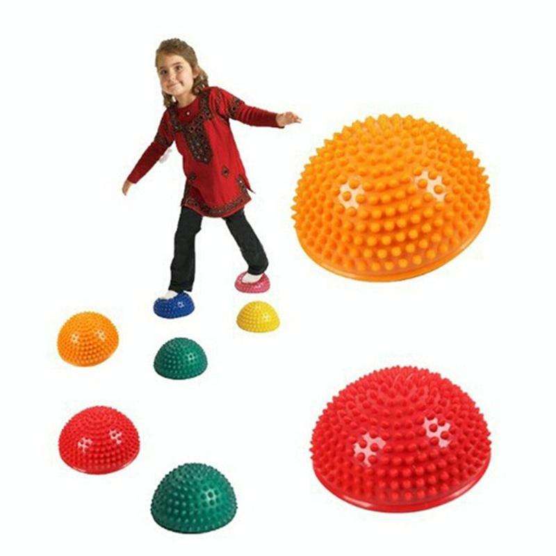 Hemisphere Balance Stepping Stones Durian Spiky Massage Ball Sensory Integration Indoor Outdoor G...