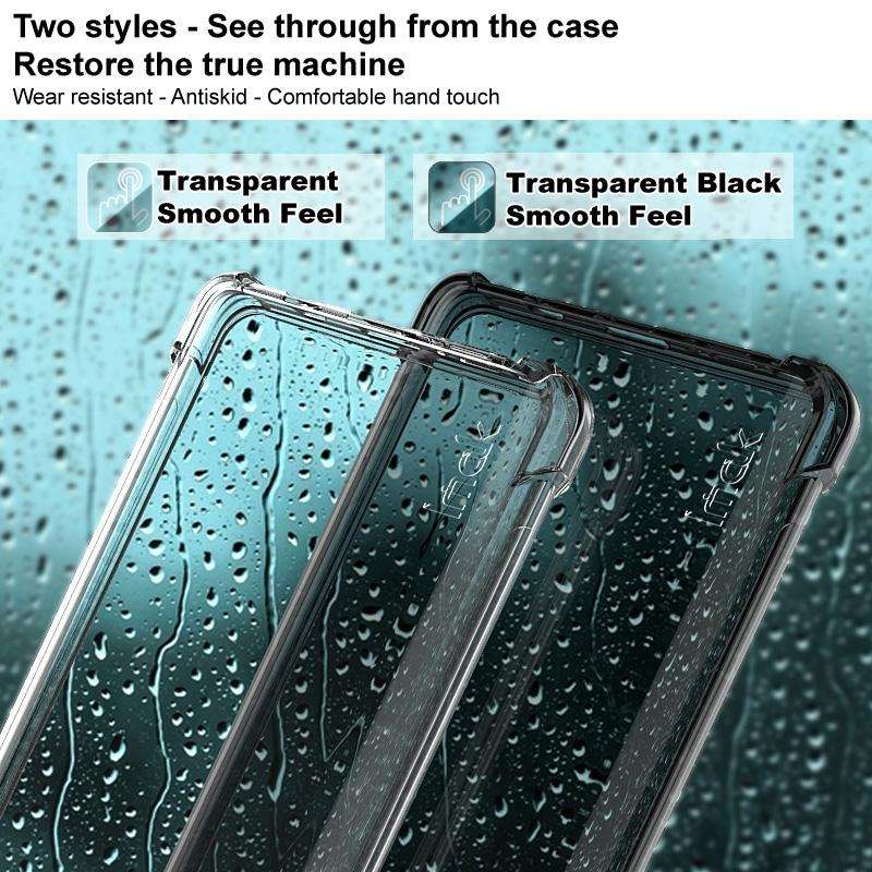 For Xiaomi Poco M4 Pro 4G Global imak TPU Phone Case with Screen Protector(Transparent)