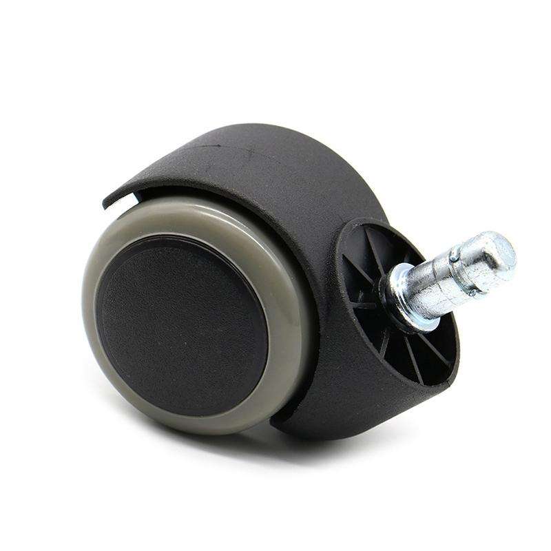 2 Inch 11 x 22mm Plunger Swivel Casters Chair Replacement Wheels(Gray)