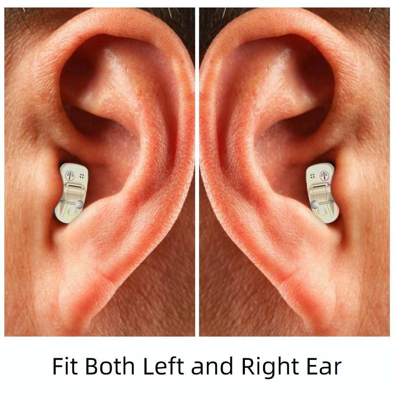 AN127 Invisible In-Ear Hearing Aid Sound Amplifier For The Elderly And Hearing Impaired(Red Right...