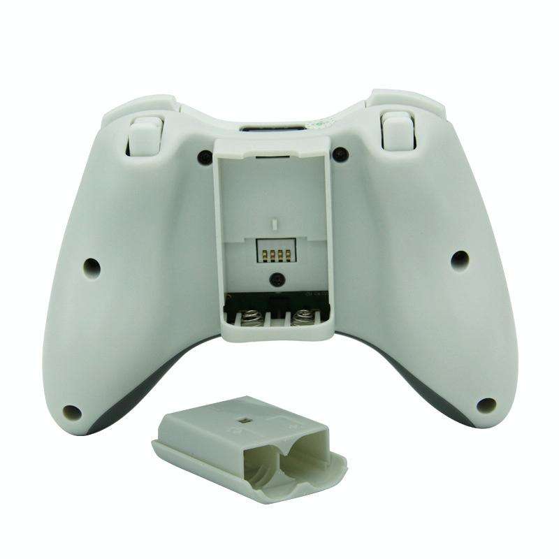 For Microsoft Xbox 360 / PC XB13 Dual Vibration Wireless 2.4G Gamepad With Receiver(Black)