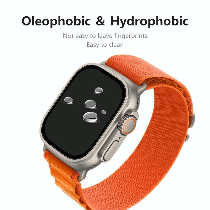 For Apple Watch Ultra 49mm ENKAY 9H Full Cover Tempered Glass Watch Film