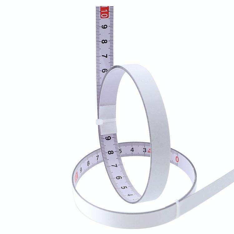 5m Sticky Scale Steel Ruler with Glue Scale Tape Measure Self-adhesive Ruler, Specification:Middl...