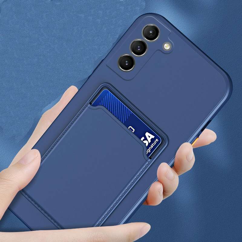 For Samsung Galaxy A34 5G Skin Feel Card TPU Contrast Color Button Phone Case(Purple)