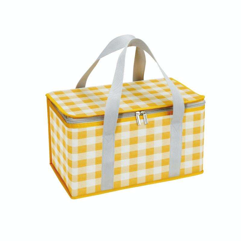 JY2209 Camping Moistureproof Portable Picnic Basket Set, Spec: Yellow White