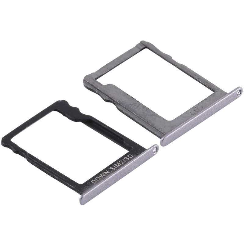 SIM Card Tray + SIM Card Tray / Micro SD Card for Huawei Enjoy 5s (Grey)