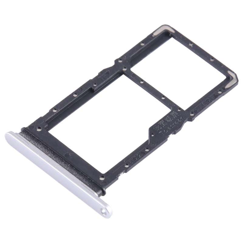 For Honor X5 Plus SIM + SIM / Micro SD Card Tray (Silver)