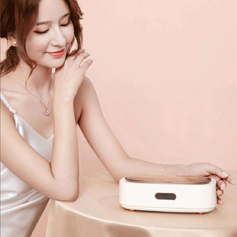 M03 Intelligent Automatic Household Small Jewelry Glasses And Watch Ultrasonic Cleaning Machine C...