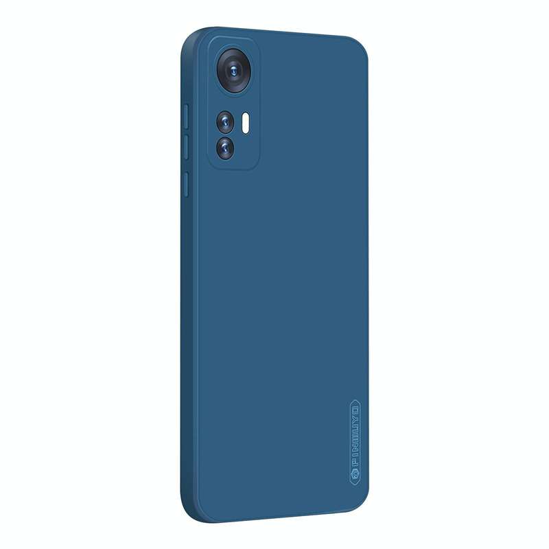 For Xiaomi 12 PINWUYO Liquid Silicone TPU Phone Case(Blue)