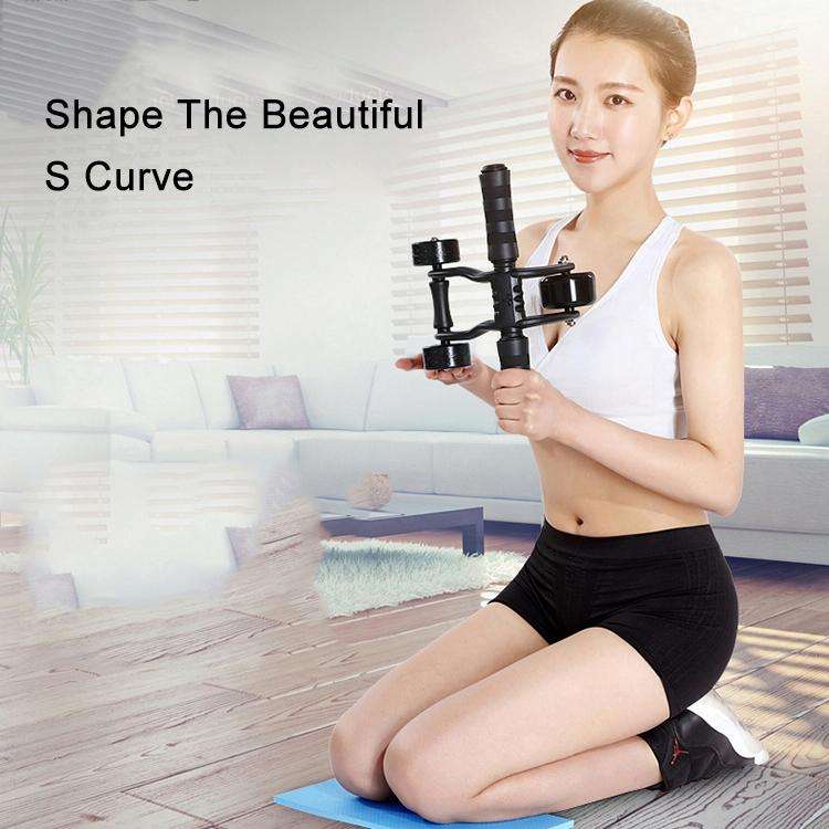 Three Wheels Abdominal Roller Round Home Office Outdoor Mute Fitness Equipment Sports for Man / W...