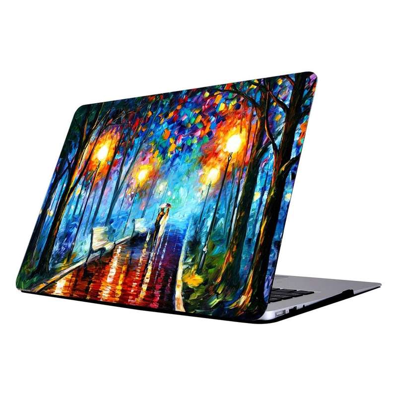 RS-704 Colorful Printing Laptop Plastic Protective Case for MacBook Pro 13.3 inch A1708 (2016 - 2...