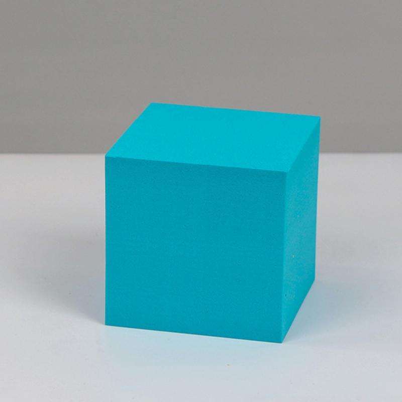8 PCS Geometric Cube Photo Props Decorative Ornaments Photography Platform, Colour: Small Lake Bl...