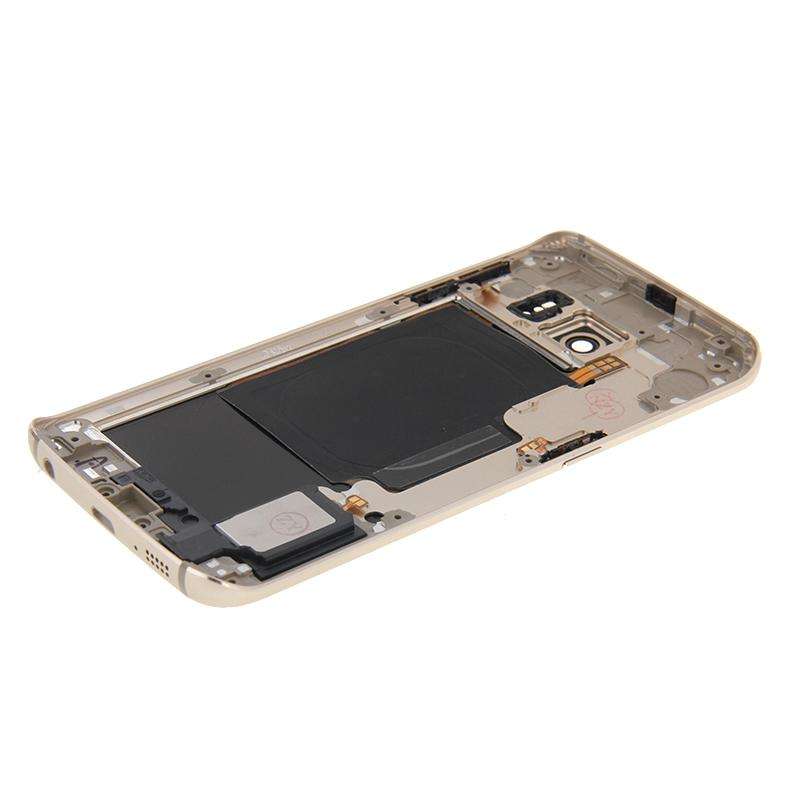 For Galaxy S6 Edge / G925 Full Housing Cover (Back Plate Housing Camera Lens Panel + Battery Back...