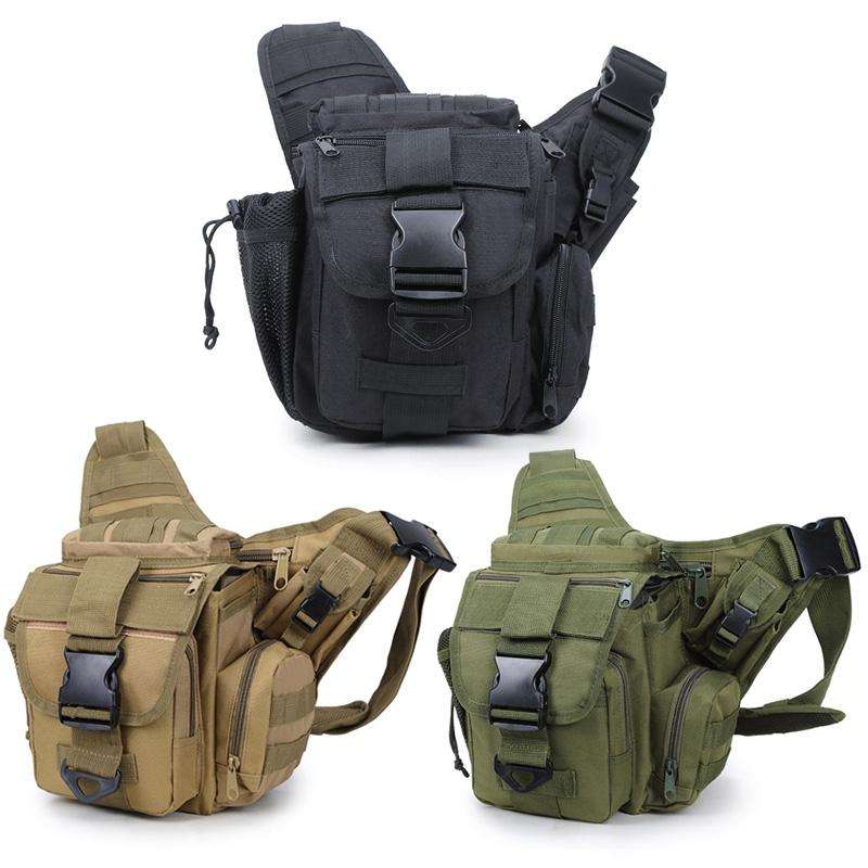 B03 One-Shoulder Messenger Waterproof Oxford Cloth Camera Bag(Brown)