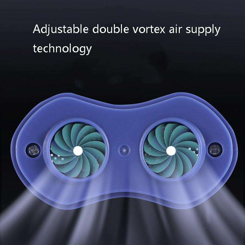 QC-002 Portable Chargeable Electric Anti-Snoring Device(Coral Blue)