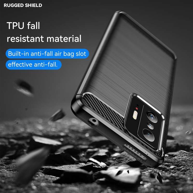 For Xiaomi 11T Pro Carbon Fiber Brushed Texture TPU Case(Black)