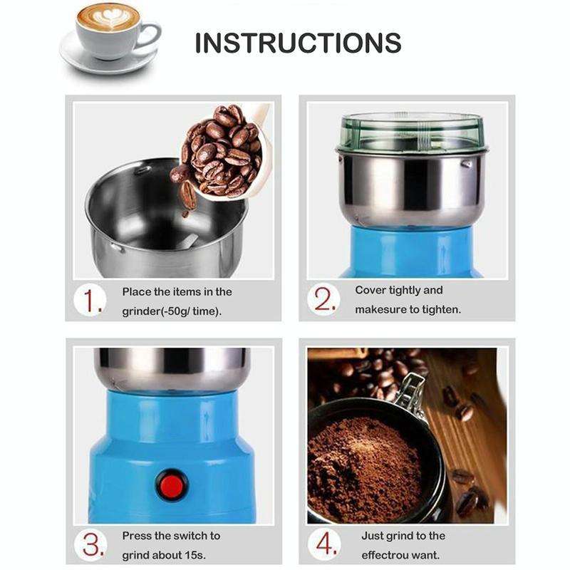 Small Grinder Grain Crusher, EU Plug