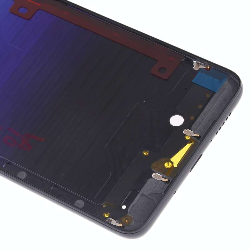 Front Housing LCD Frame Bezel Plate with Side Keys for Huawei Mate 20(Twilight Blue)