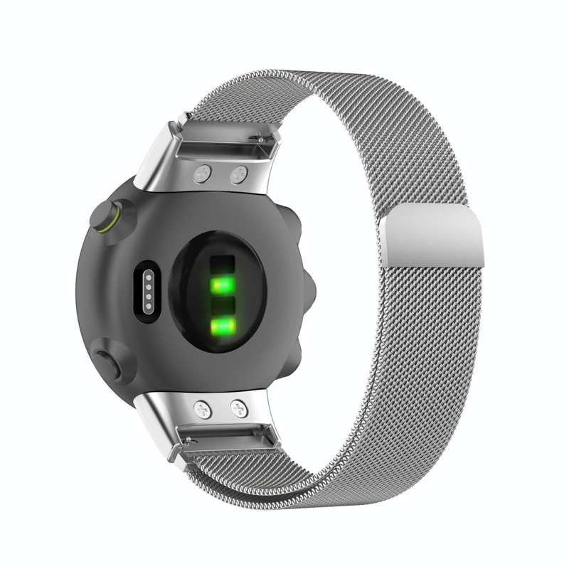 For Garmin Forerunner 45 / 45S / Swim 2 Milanese Watch Band(Silver)