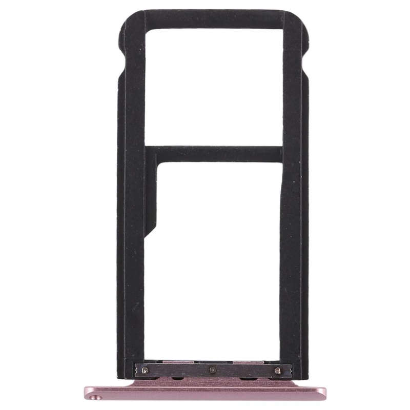 SIM Card Tray + SIM Card Tray / Micro SD Card Tray for Huawei Enjoy 6s (Pink)