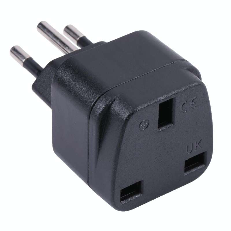 Portable UK to Switzerland Plug Socket Power Adapter