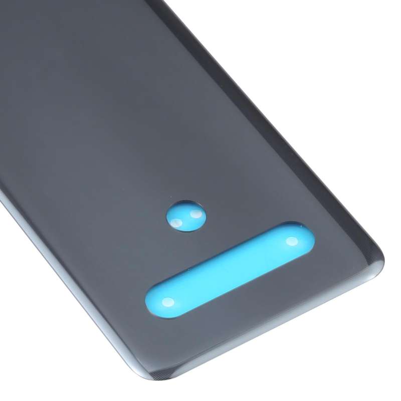 Back Battery Cover for LG K61 LMQ630EAW LM-Q630EAW LM-Q630(Black)