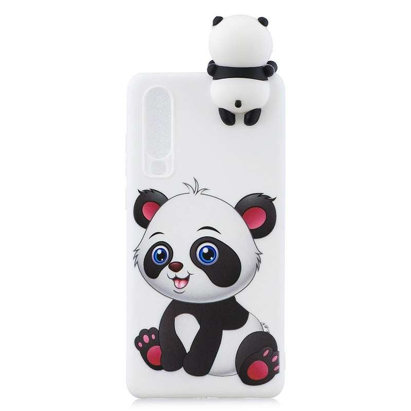 For Huawei P30 Shockproof Cartoon TPU Protective Case(Panda)